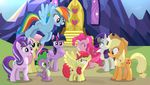  absurd_res apple_bloom_(mlp) applejack_(mlp) blonde_hair blue_eyes blue_fur castle cutie_mark dragon earth_pony equine feathered_wings feathers female feral floor fluttershy_(mlp) freckles friendship_is_magic fur green_eyes group hair hat hi_res horn horse long_hair male mammal multicolored_hair my_little_pony outside pegasus pink_hair pinkie_pie_(mlp) pony purple_eyes purple_fur purple_hair rainbow_dash_(mlp) rainbow_hair rarity_(mlp) scalie shutterflyeqd smile spike_(mlp) starlight_glimmer_(mlp) twilight_sparkle_(mlp) two_tone_hair unicorn winged_unicorn wings 