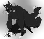  anthro canine claws duo male mammal open_mouth teeth were werewolf xenospike 