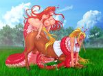  &lt;3 anal anal_penetration anasheya animal_genitalia animal_penis big_breasts blonde_hair blush breasts centaur centorea_shianus_(monster_musume) cum cum_in_ass cum_inside dickgirl duo equine equine_penis equine_taur erection from_behind_position fucked_silly hair hairclip intersex intersex/intersex long_hair mammal miia_(monster_musume) monster_girl monster_musume nipples nude open_mouth penetration penis pointy_ears ponytail reach_around red_hair scales sex taur tongue tongue_out 