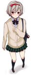  aina123 axis_powers_hetalia blush crossdressing iceland_(hetalia) school_uniform skirt sweater tagme 