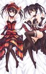  :q arm_up armpits asle bare_shoulders bed_sheet black_hair black_legwear blush bow_dress breasts choker cleavage closed_mouth collarbone corset cross-laced_clothes dakimakura date_a_live detached_sleeves dress frilled_choker frilled_dress frilled_sleeves frills full_body garter_straps hairband hand_on_own_chest heterochromia lolita_hairband looking_at_viewer lying medium_breasts multiple_views on_back pantyhose red_dress red_eyes ribbon-trimmed_dress short_hair short_sleeves sleeveless sleeveless_dress smile thighhighs thighs tokisaki_kurumi tongue tongue_out twintails v-shaped_eyebrows yellow_eyes 