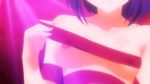  1girl animated animated_gif bouncing_boobs bouncing_breasts breasts nipples purple_hair sairenji_haruna to_love-ru to_love-ru_darkness 