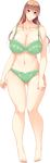  blonde_hair blush bra breasts cleavage empty_eyes huge_breasts kyonyuu_hitozuma_onna_kyoushi_saimin long_hair looking_at_viewer mind_control navel panties red_eyes shirakawa_miwa skyhouse solo standing teacher underwear 