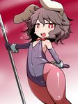  animal_ears black_hair bunny_ears bunnysuit covered_nipples elbow_gloves flat_chest flying_sweatdrops gloves hakika inaba_tewi open_mouth pole_dancing red_eyes solo stripper_pole touhou wrist_cuffs 