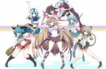  :d alternate_costume amisu armpits basket bishoujo_senshi_sailor_moon blush bow bowtie breasts broom commentary_request cosplay dowsing_rod elbow_gloves gloves high_heels hijiri_byakuren houjuu_nue kasodani_kyouko kumoi_ichirin looking_at_viewer medium_breasts mouse multiple_girls nazrin open_mouth parody pleated_skirt pose sailor_senshi sailor_senshi_costume sailor_senshi_uniform school_uniform skirt smile tatara_kogasa tongue tongue_out touhou white_gloves 