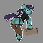  2016 animal_genitalia bbsartboutique clothing crystal_pony_(mlp) equine fallout_equestria female feral friendship_is_magic ghoul horn horse lucent_(character) mammal my_little_pony pony undead unicorn 