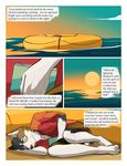  book canine comic dog edesk husky mammal raft sea sisco_(artist) solo water 
