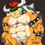  artist_request bowser breasts censored koopa long_hair nintendo nipples nude pussy red_eyes red_hair super_mario_bros super_mario_bros. 