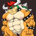  artist_request bowser breasts censored koopa long_hair nintendo nipples nude pussy red_eyes red_hair super_mario_bros super_mario_bros. 