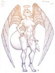  2016 anthro areola breasts clothed clothing dukebarbatos female mammal nipples nude pussy simple_background sketch solo standing topless underwear white_background 