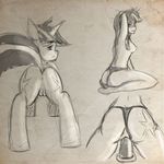  anthro anus breasts butt clothed clothing crutonart dildo equine eyewear female feral friendship_is_magic glasses horn mammal masturbation my_little_pony nipples nude open_mouth penetration pussy sex_toy side_boob sitting twilight_sparkle_(mlp) unicorn vaginal vaginal_penetration 