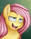  2019 digital_media_(artwork) earth_pony equine feral fluttershy_(mlp) friendship_is_magic hi_res horse mammal my_little_pony open_mouth pony pridark solo teeth tongue 