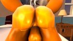  2016 3d_(artwork) animated anthro balls butt canine darksorm digital_media_(artwork) first_person_view fox male mammal miles_prower sonic_(series) 