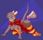  2016 anthro blush breasts cape chest_tuft clothed clothing female hair honky_kat human male male/female mammal mouse mrs_brisby penis rodent the_secret_of_nimh tuft 