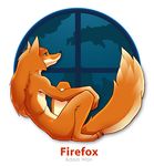  2005 adam_wan anthro black_nose blue_eyes browser canine claws digital_media_(artwork) eyebrows firefox fox fur hair long_hair male mammal multicolored_fur nude orange_fur orange_hair simple_background solo tan_fur toe_claws white_background window 