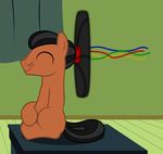  2016 animated badumsquish black_hair equine fan fan_character hair horse male mammal my_little_pony pony sitting solo 
