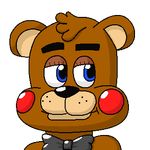  2016 alpha_channel bear bow_tie five_nights_at_freddy&#039;s five_nights_at_freddy&#039;s_2 fur male mammal portrait smile solo toy_freddy_(fnaf) video_games yoshi33866 