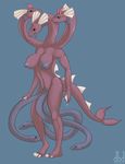  big_breasts breasts claws dbd female gills horn humanoid hydra multi_head nipples nude open_mouth reptile scalie sharp_teeth snake teeth tentacles 