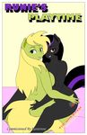  anthro blue_eyes cutie_mark equine fan_character female friendship_is_magic horn mammal my_little_pony red_eyes runie thehotroom thunder_struck unicorn 