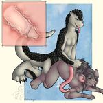  anthro ass_up duo erection female fro_behind half-closed_eyes humanoid_penis internal male male/female mammal mouse muffin_angel open_mouth pangolin penetration penis rodent sex simple_background smile tongue tongue_out vaginal vaginal_penetration 