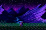  2016 animated avalenna dancing digital_media_(artwork) eyes_closed faraden female hug lagomorph landscape male mammal mountain photon pixel_(artwork) plant rabbit ratte ratteguhn ratteguhncat space star 