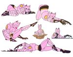  alpha_channel animal_humanoid box butt cat_humanoid clothed clothing featureless_crotch feline fish gloves humanoid jojo&#039;s_bizarre_adventure killer_queen letsdrawcats male mammal marine muscular red_eyes simple_background sitting skimpy solo spikes stand_(jjba) stretching tongue tongue_out transparent_background 