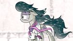  2015 abstract_background black_hair clothing cutie_mark dori-to earth_pony equine female feral friendship_is_magic fur grey_fur hair horse mammal my_little_pony octavia_(mlp) pony scarf snow solo 