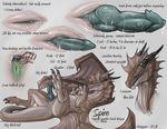  2016 animal_genitalia animal_penis anus blush butt claws colored cum digital_media_(artwork) dragon edit erection feral genital_slit hi_res horn knot lube male model_sheet narse nude open_mouth penis red_body scalie slit solo spire spreading teeth vein veiny_penis western_dragon wings 