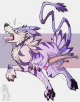  2019 animal_genitalia animal_penis anus ballbusting balls baseball_bat bat_(object) black_nose canine cock_and_ball_torture digimon digimon_(species) feral fur garurumon hi_res male mammal open_mouth pain pawpads penis penis_tip purple_fur sheath shocked simple_background solo surprise teeth tongue tongue_out yellow_eyes yiffy1234 