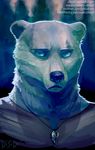  2015 anthro bear blue_eyes clothed clothing gasmask_(artist) male mammal pendant polar_bear portrait solo 