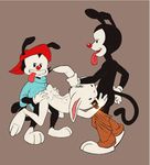  anal anal_penetration animaniacs animated black_fur cigar clothed clothing fellatio fur group group_sex hat lagomorph male male/male mammal max_(sam_and_max) oral partially_clothed penetration rabbit sam_and_max sex simple_background threesome tongue tongue_out unknown_artist wakko_warner warner_brothers white_fur yakko_warner 