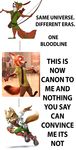  2016 action_pose anthro arrow barefoot bow_(weapon) canine clothing comparison dipstick_tail disney fingerless_gloves fox fox_mccloud gloves green_eyes hi_res humor mammal meme multicolored_tail nick_wilde nintendo pawpads ranged_weapon robin_hood simple_background star_fox text video_games weapon zootopia 