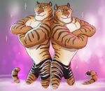  anthro disney feline male mammal stripper_tiger_(zootopia) tiger wolfgirl zootopia 
