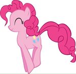  cutie_mark earth_pony equine eyes_closed female feral friendship_is_magic hair happy horse jumping mammal my_little_pony pink_hair pinkie_pie_(mlp) pony smile solo 