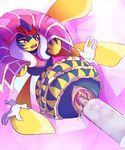  arthropod artificial_insemination bee blush drooling female insect kirby_(series) nintendo purple_eyes pussy queen_sectonia saliva unknown_artist video_games 