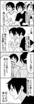  4koma bad_id bad_pixiv_id cellphone check_translation comic greyscale highres monochrome multiple_boys phone running school_uniform smartphone sugawara_takurou takase_haruhiko translated translation_request tsurezure_children uchimura_chiaki wakabayashi_toshiya 