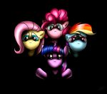  2012 black_background blue_eyes blue_fur dori-to earth_pony equine female feral fluttershy_(mlp) freddie_mercury friendship_is_magic fur green_eyes group hair horn horse looking_at_viewer mammal multicolored_hair multicolored_tail my_little_pony pegasus pink_fur pink_hair pinkie_pie_(mlp) pony purple_eyes purple_fur purple_hair rainbow_dash_(mlp) rainbow_hair rainbow_tail simple_background twilight_sparkle_(mlp) two_tone_hair unicorn white_fur wings yellow_fur 