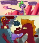  comic cum cum_in_mouth cum_inside dialogue dragon fellatio forced garble male male/male marsminer my_little_pony oral sex spike_(disambiguation) 