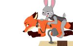  canine disney fox green_eyes hi_res judy_hopps lagomorph mammal nick_wilde rabbit wasajoke zootopia 