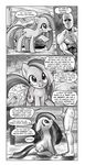  anon comic covering cutie_mark dialogue english_text equine feral friendship_is_magic frown hair hay horse human inside leaf looking_up mammal marble_pie_(mlp) monochrome multicolored_hair muscular my_little_pony open_mouth pencils_(artist) pony purple_eyes rock sitting smile standing teeth text two_tone_hair worried 