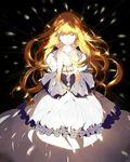  aldnoah.zero amy26 asseylum_vers_allusia blonde_hair closed_eyes dress highres jewelry long_hair necklace smile solo 