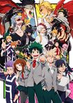  6+boys 6+girls aizawa_shouta akaguro_chizome all_might ashido_mina asui_tsuyu bakugou_katsuki blonde_hair boku_no_hero_academia dabi_(boku_no_hero_academia) everyone glasses highres iida_tenya jirou_kyouka kaminari_denki kayasamad kendou_itsuka kirishima_eijirou kurogiri long_tongue midoriya_izuku mineta_minoru monoma_neito multiple_boys multiple_girls ojiro_mashirao school_uniform shigaraki_tomura shinsou_hitoshi tagme todoroki_shouto toga_himiko tokoyami_fumikage tongue uraraka_ochako yaoyorozu_momo yellow_eyes 