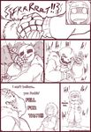  2016 animated_skeleton bone comic dialogue english_text female flowey_the_flower human kayla-na male mammal plant protagonist_(undertale) sans_(undertale) skeleton text undead undertale video_games 