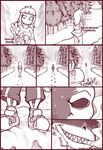  2016 animated_skeleton bone comic dialogue english_text female flowey_the_flower human kayla-na male mammal plant protagonist_(undertale) sans_(undertale) skeleton text undead undertale video_games 