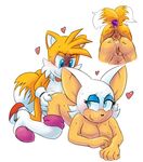  &lt;3 2016 anal anal_penetration anthro anus balls bat big_breasts breasts butt canine dildo duo erection extraspecialzone female fox male mammal miles_prower nude penetration penis pussy rouge_the_bat sex sex_toy sonic_(series) 
