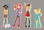  citron_(pokemon) eureka_(pokemon) pokemon satoshi_(pokemon) serena_(pokemon) tagme 