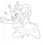  abdominal_bulge ahegao anthro blush breasts dragon female friendship_is_magic monochrome my_little_pony nipples nude open_mouth penetration princess_ember_(mlp) scalie sex simple_background sketch tongue tongue_out traced weaselchu 
