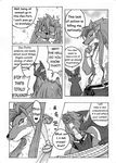  canine clothing comic dog doujinshi duga footwear fur japanese_text keyboard legwear male mammal monochrome multicolored_fur risuou sandals shining_(series) shining_force_exa shoes socks sweat text translated two_tone_fur video_games wolf zenus 