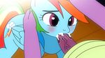  2016 animated blush cum cum_from_nose cum_in_mouth cum_in_nose cum_inside cutie_mark duo equine erection faceless_male fantasyblade feathered_wings feathers female feral friendship_is_magic hair interspecies low_res male male/female mammal multicolored_hair my_little_pony oral pegasus penis rainbow_dash_(mlp) rainbow_hair sex wings 