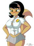  2016 anthro big_breasts blush breasts cat dalley-the-alpha feline female kitty_katswell mammal nickelodeon solo t.u.f.f._puppy 